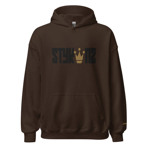 Men’s Graffiti Hoodie – XL Embroidered Stykonz Crown | Hip - Hop Streetwear Hoodie - Stykonz Graffiti Streetwear